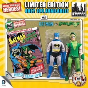 2-PACK DC RETRO BATMAN / GREEN ARROW 8IN AF