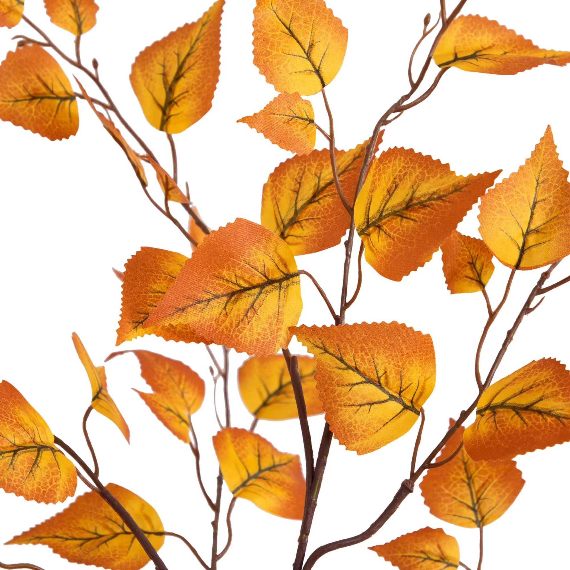 4' Autumn Birch Leaf Artificial Fall Tree