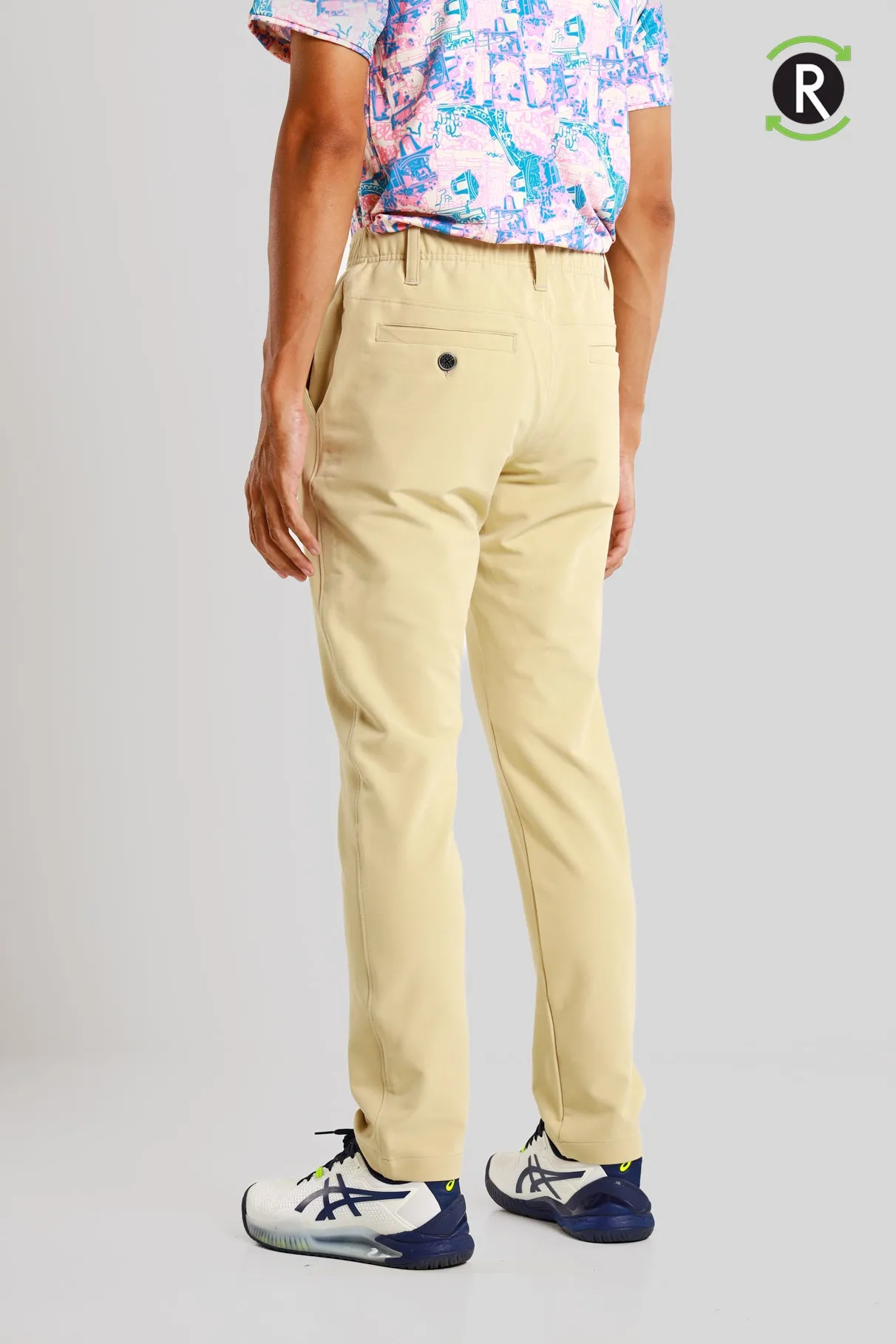 Activewear Long Pants in Pale Khaki