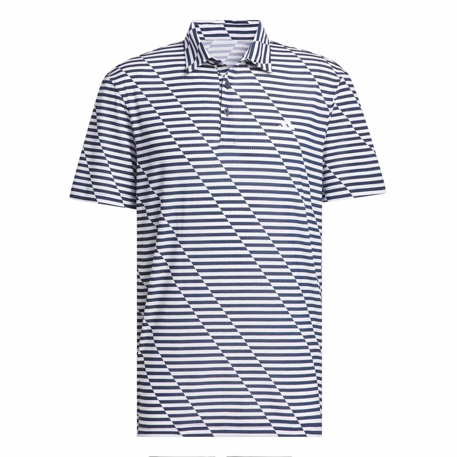 adidas Golf Ultimate365 Mesh Print Shirt - Collegiate Navy/White