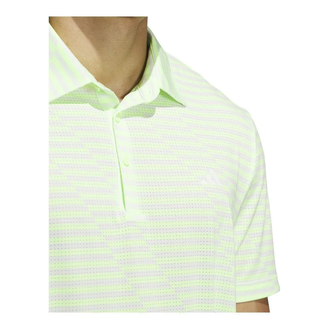 adidas Ultimate365 Mesh Print Golf Polo Shirt IU4391