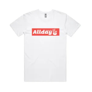 Allday / Peace Sign White T-Shirt