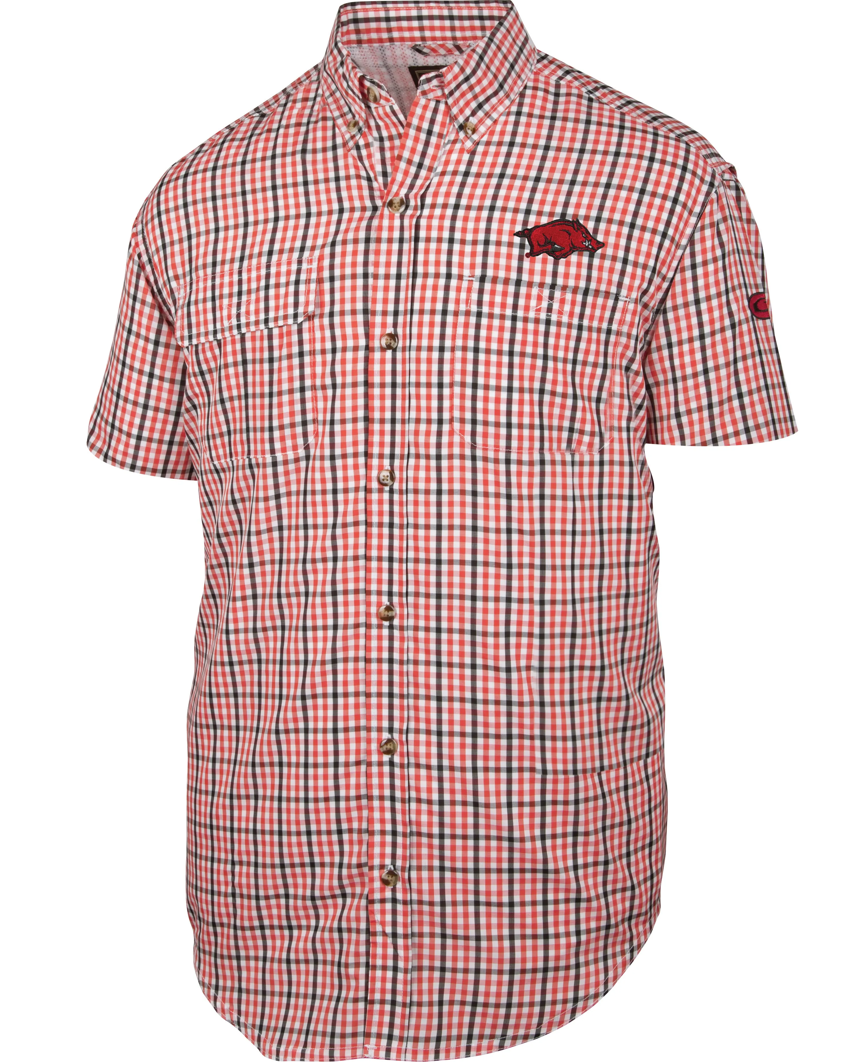 Arkansas Gingham Plaid Wingshooter's Shirt S/S