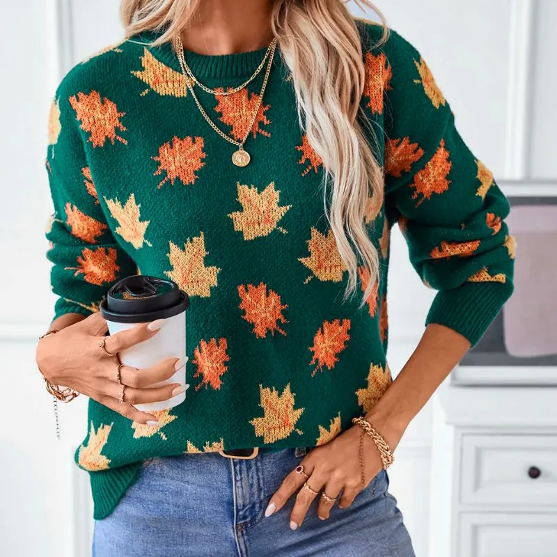 AUTUMN LEAF™ | Cozy Knit Sweater