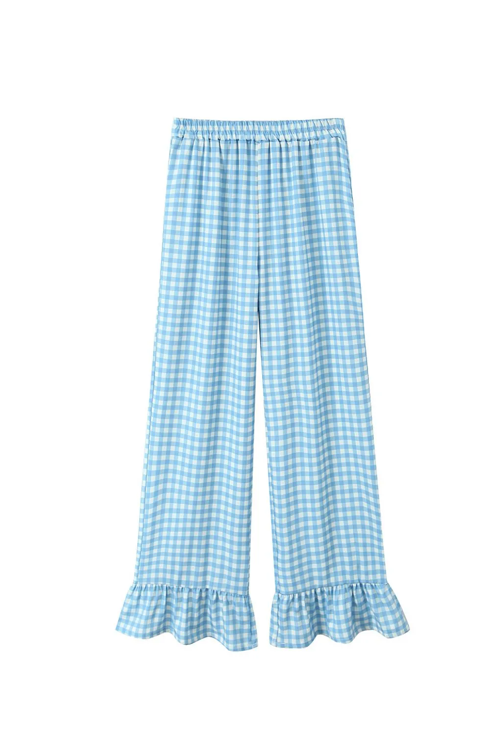 'Ava' Plaid Versatile Flared Pants (2 Colors)