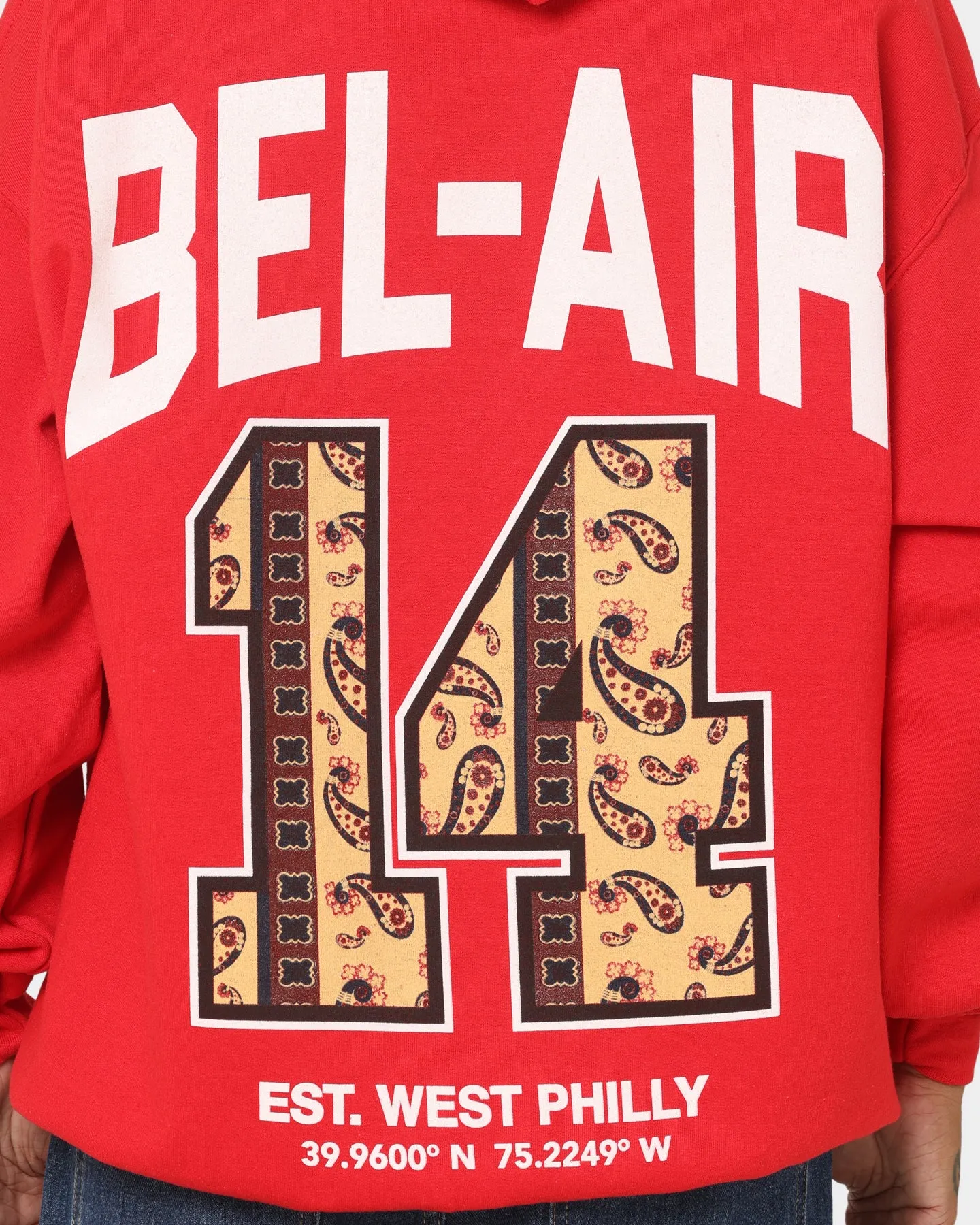 Bel Air Bel-Air 14 Hoodie Red