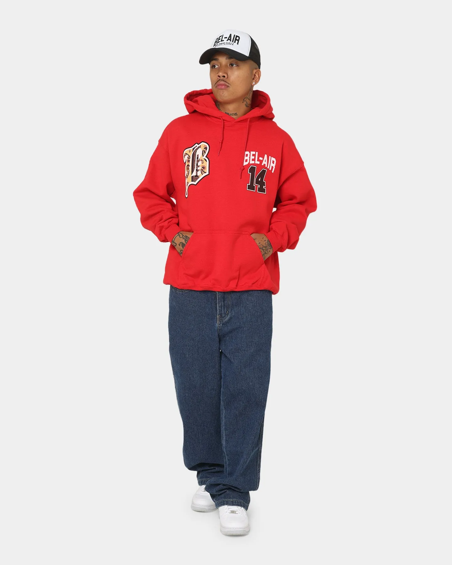 Bel Air Bel-Air 14 Hoodie Red