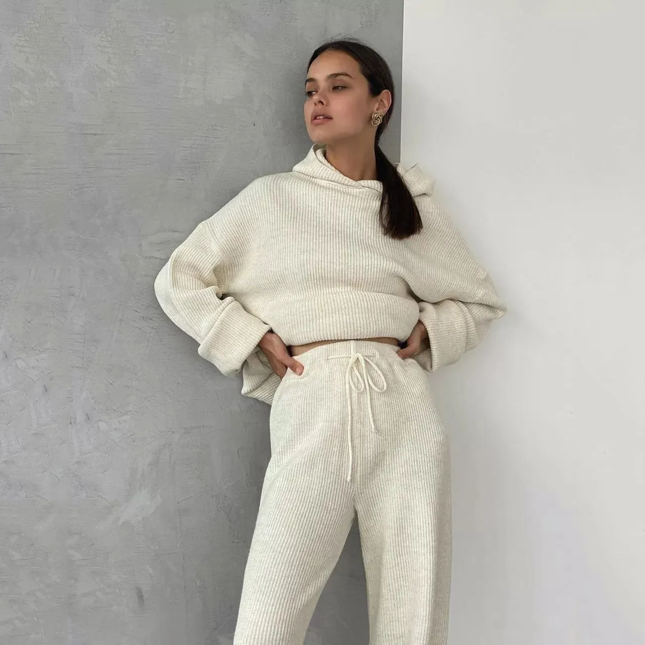 BerriesJam - Cozy Knitted Matching Loungewear Set