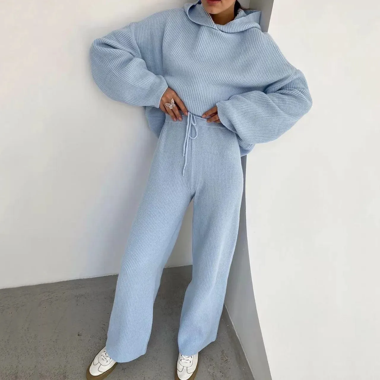 BerriesJam - Cozy Knitted Matching Loungewear Set