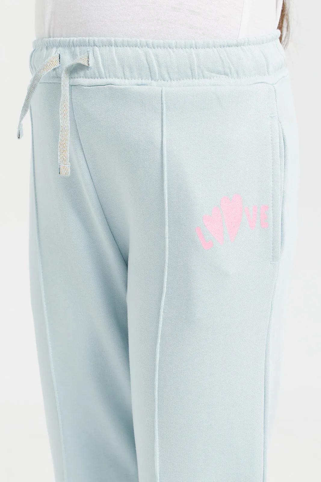 Blue Active Track Pants