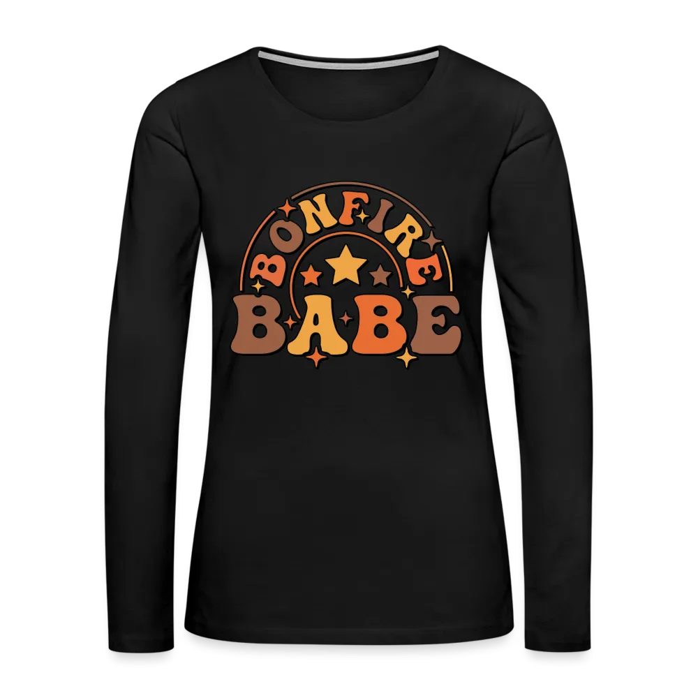 Bonfire Babe : Women's Premium Long Sleeve T-Shirt