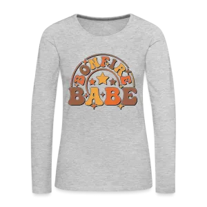 Bonfire Babe : Women's Premium Long Sleeve T-Shirt