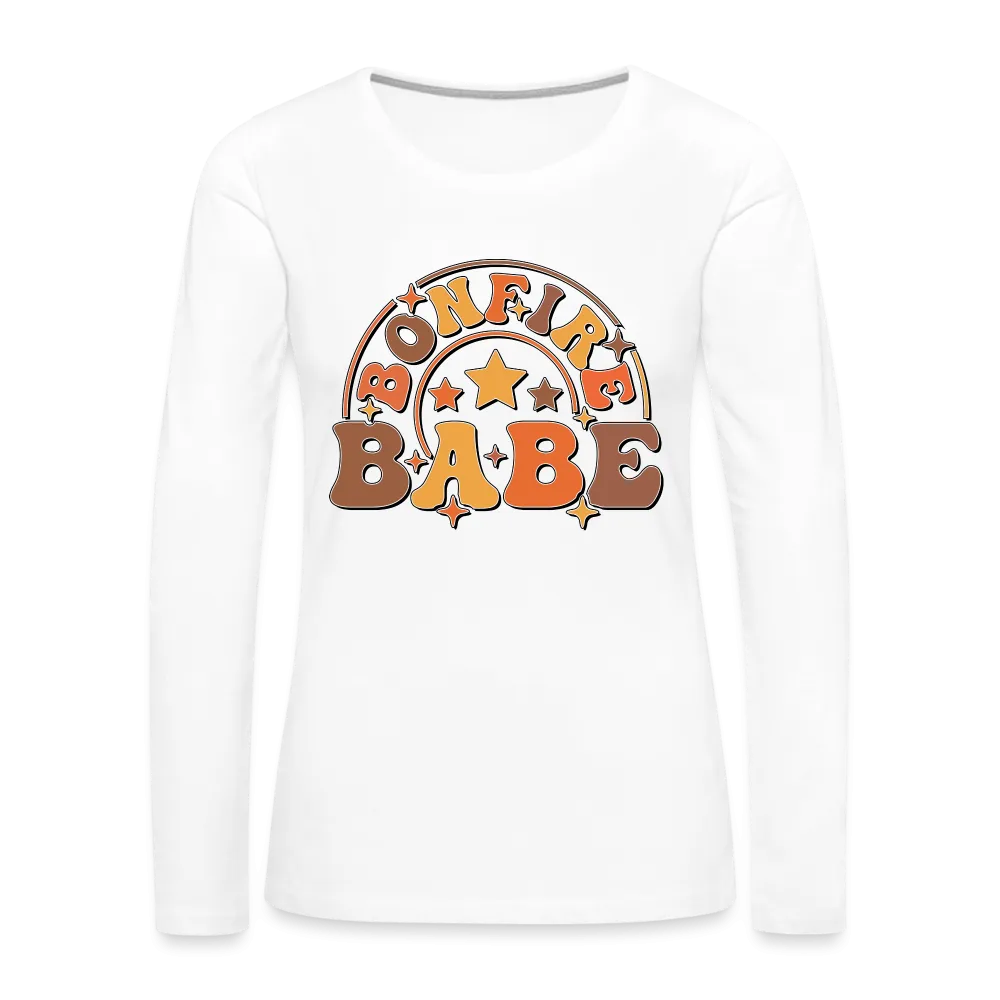 Bonfire Babe : Women's Premium Long Sleeve T-Shirt