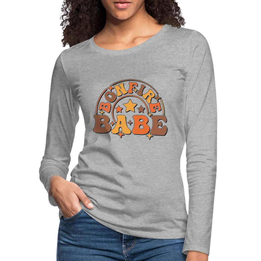 Bonfire Babe : Women's Premium Long Sleeve T-Shirt