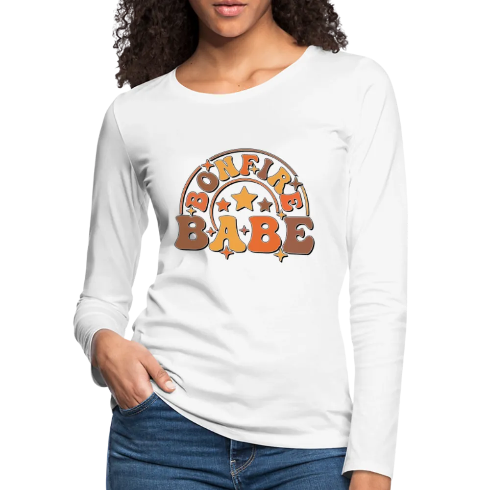 Bonfire Babe : Women's Premium Long Sleeve T-Shirt