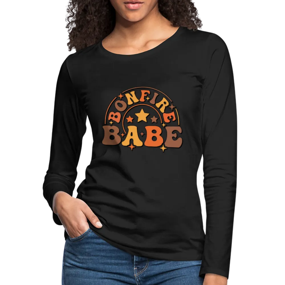 Bonfire Babe : Women's Premium Long Sleeve T-Shirt