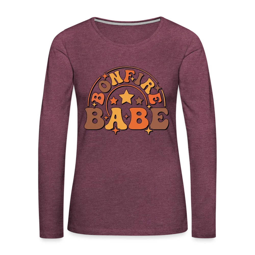 Bonfire Babe : Women's Premium Long Sleeve T-Shirt