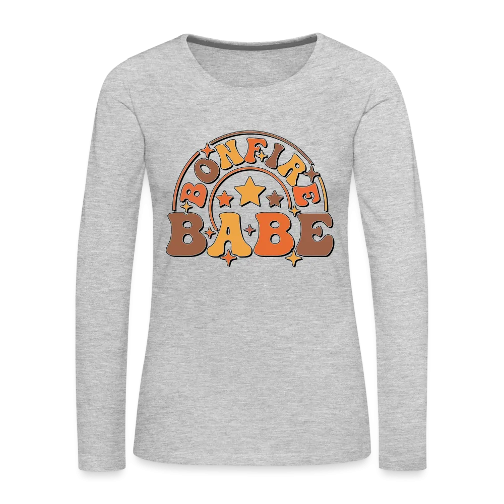 Bonfire Babe : Women's Premium Long Sleeve T-Shirt