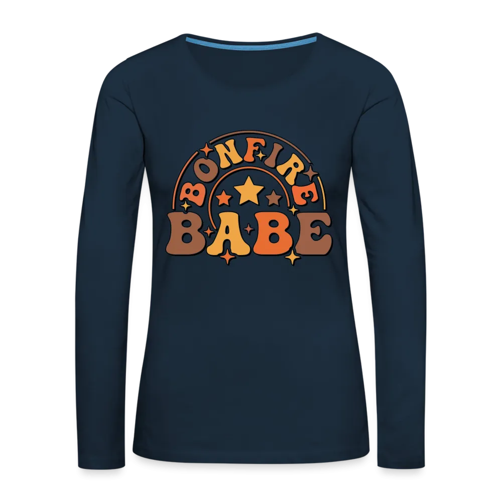 Bonfire Babe : Women's Premium Long Sleeve T-Shirt