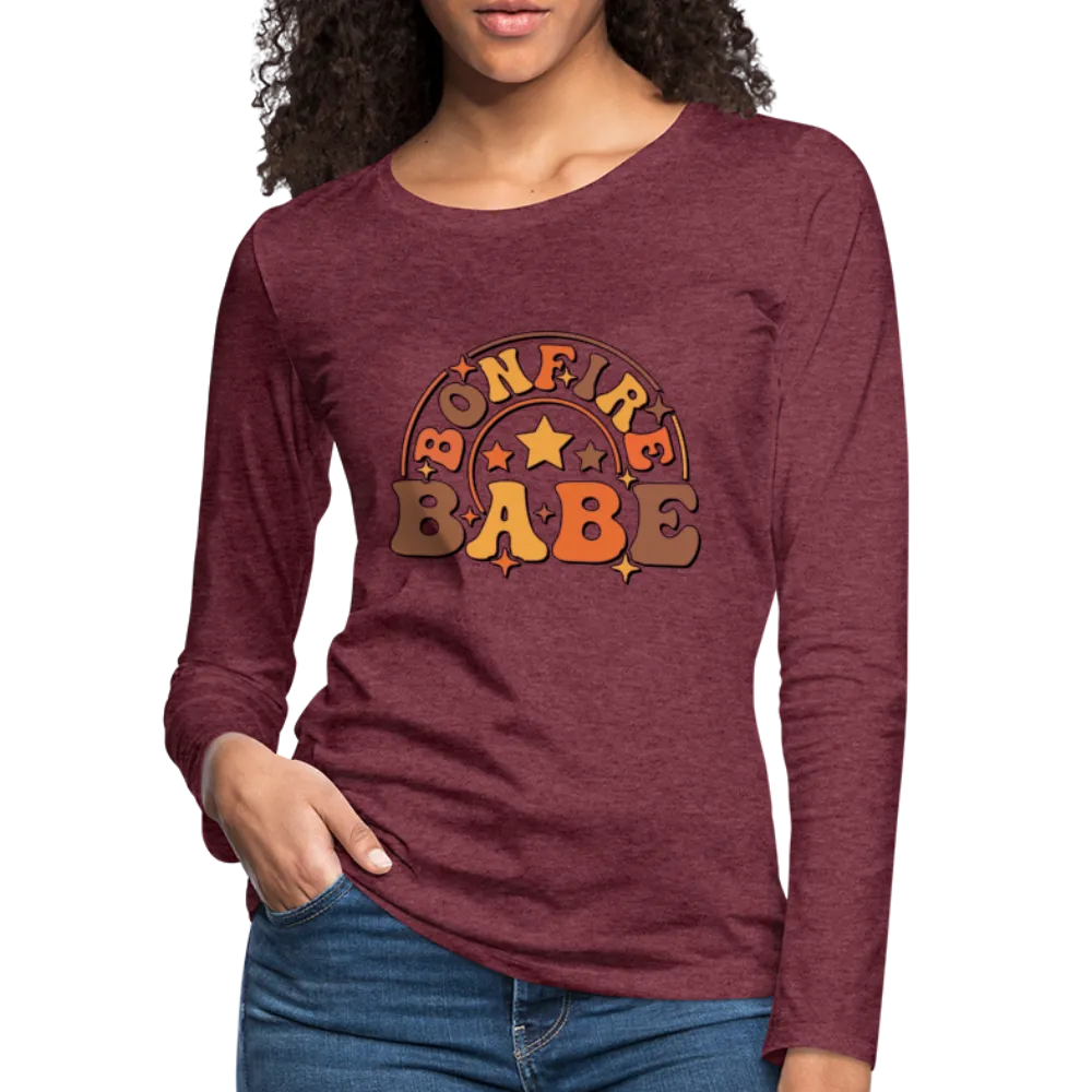 Bonfire Babe : Women's Premium Long Sleeve T-Shirt