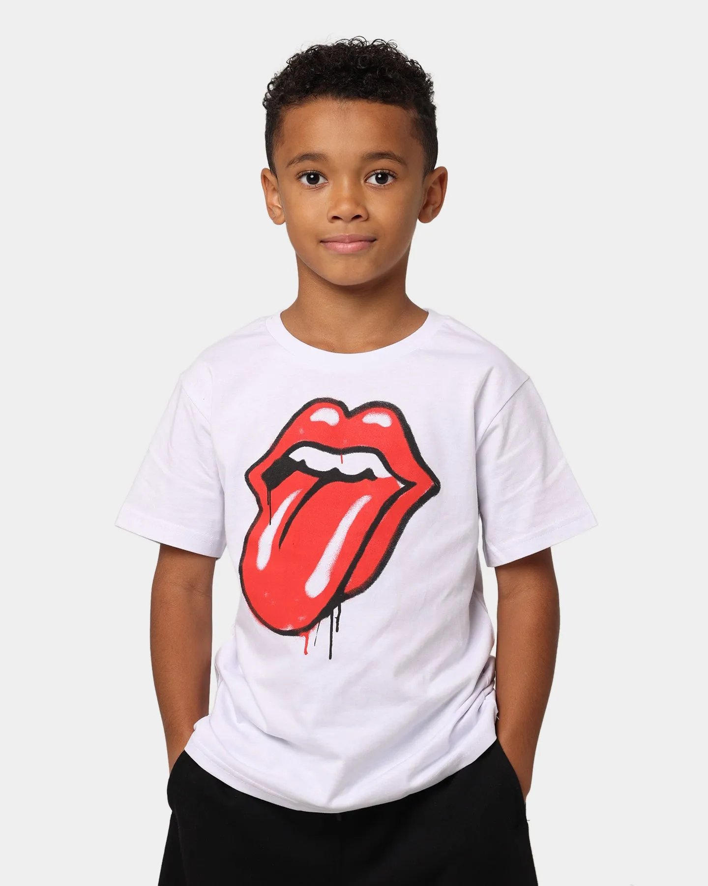 Bravado Kid's Rolling Stones Logo T-Shirt White