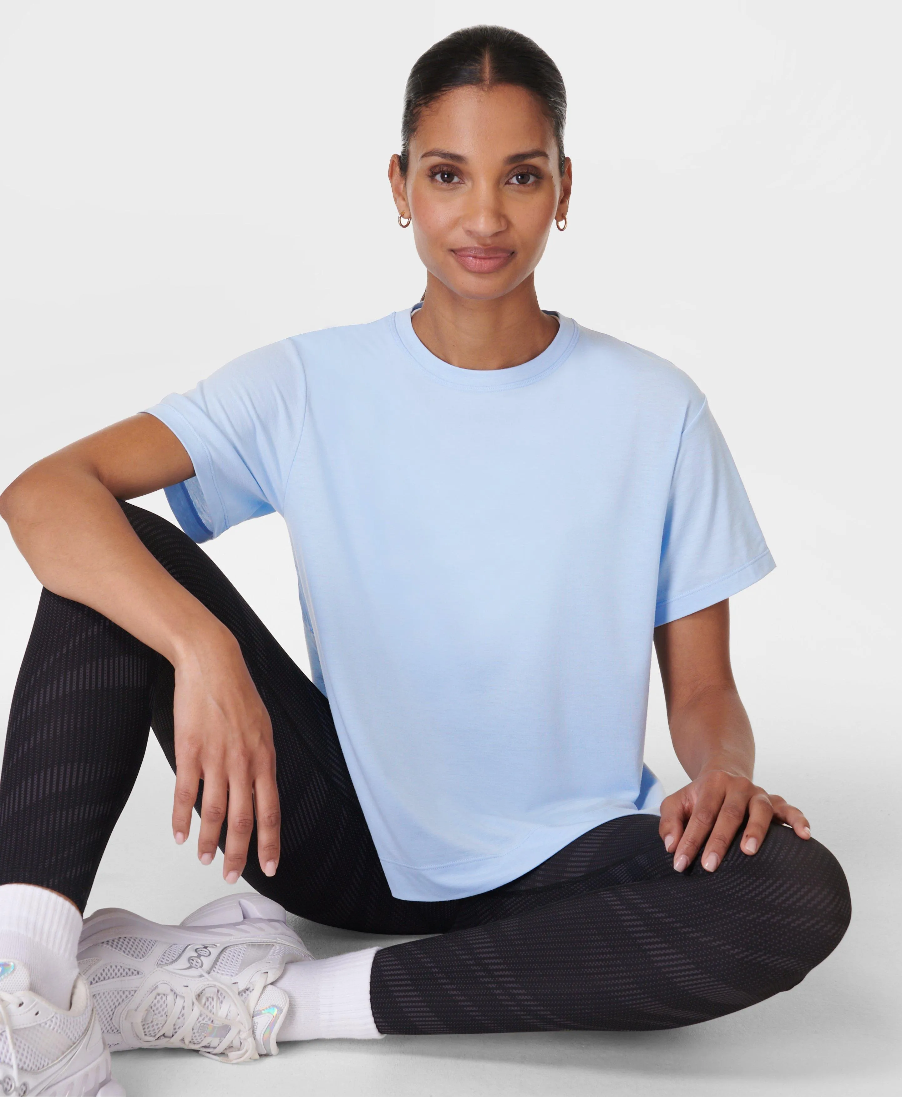 Breathe Easy Circuit T-shirt Sb9918 Breeze-Blue