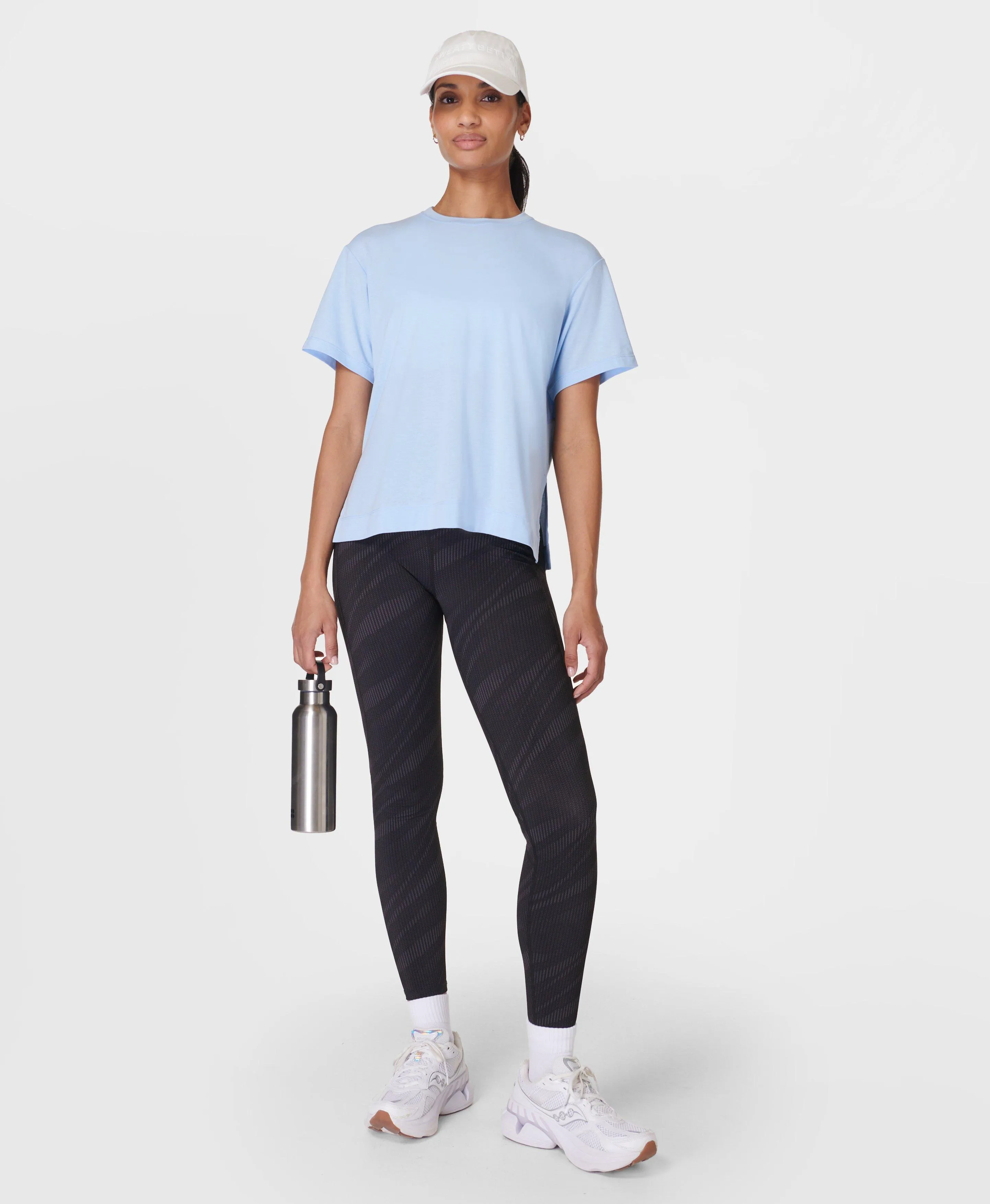 Breathe Easy Circuit T-shirt Sb9918 Breeze-Blue