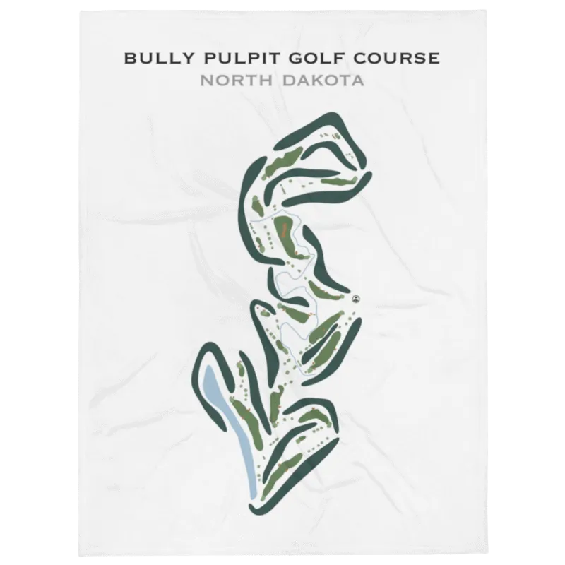 Bully Pulpit Golf Course, North Dakota - Printed Golf Course