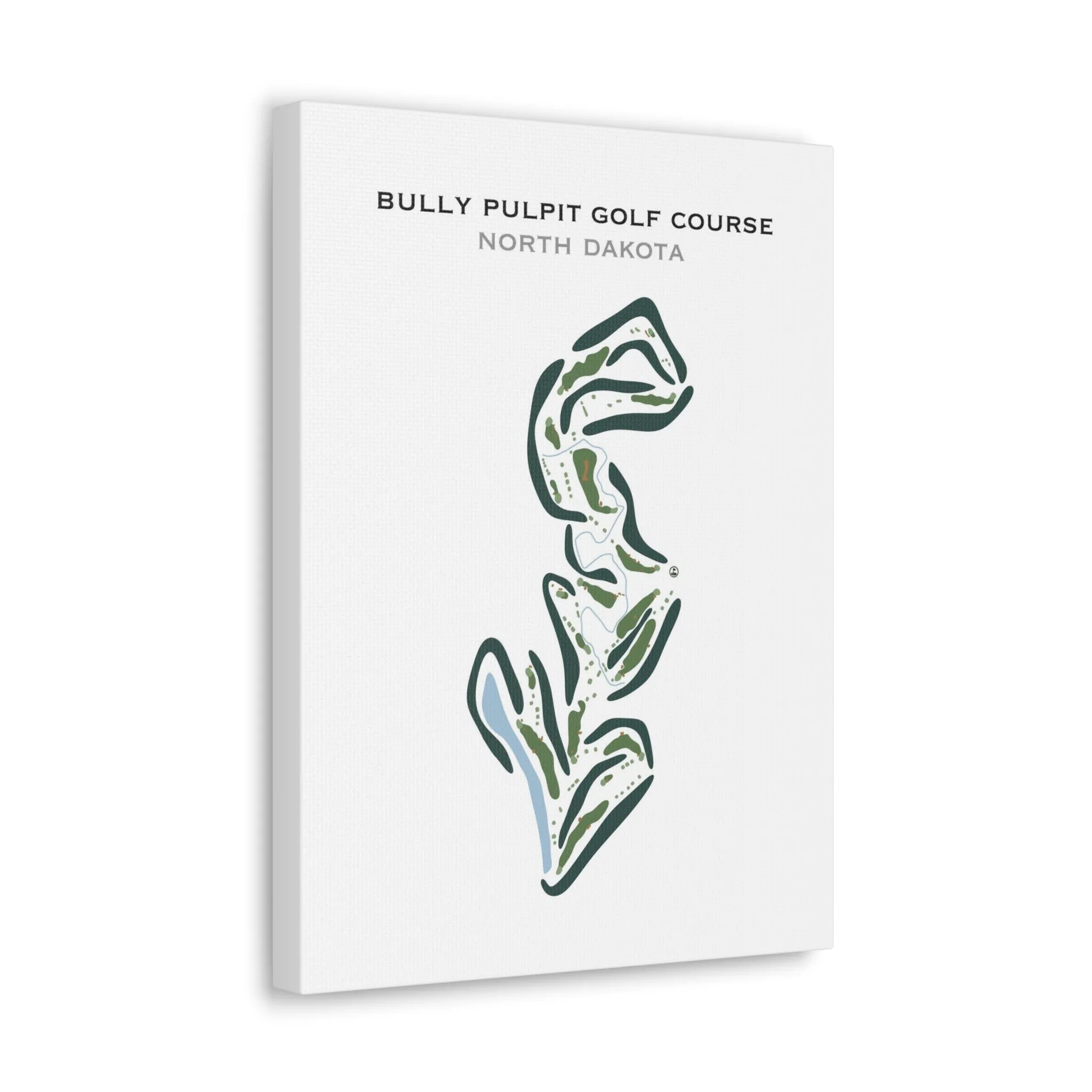 Bully Pulpit Golf Course, North Dakota - Printed Golf Course