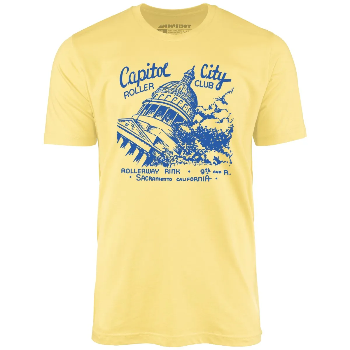 Capitol City Roller Club - Sacramento, CA - Vintage Roller Rink - Unisex T-Shirt