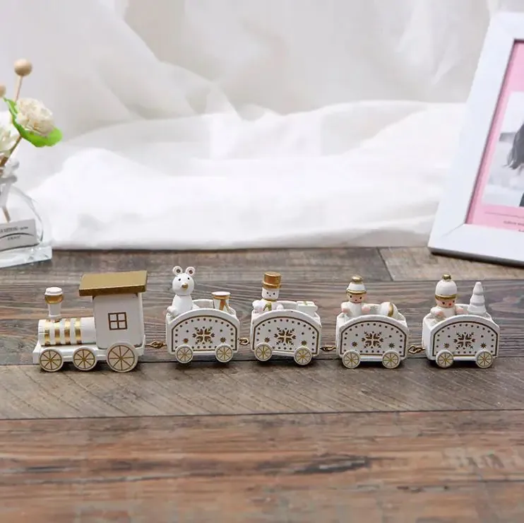 Christmas Wooden Train Ornament