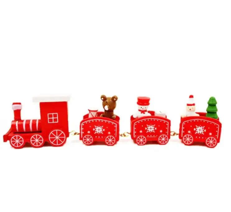 Christmas Wooden Train Ornament