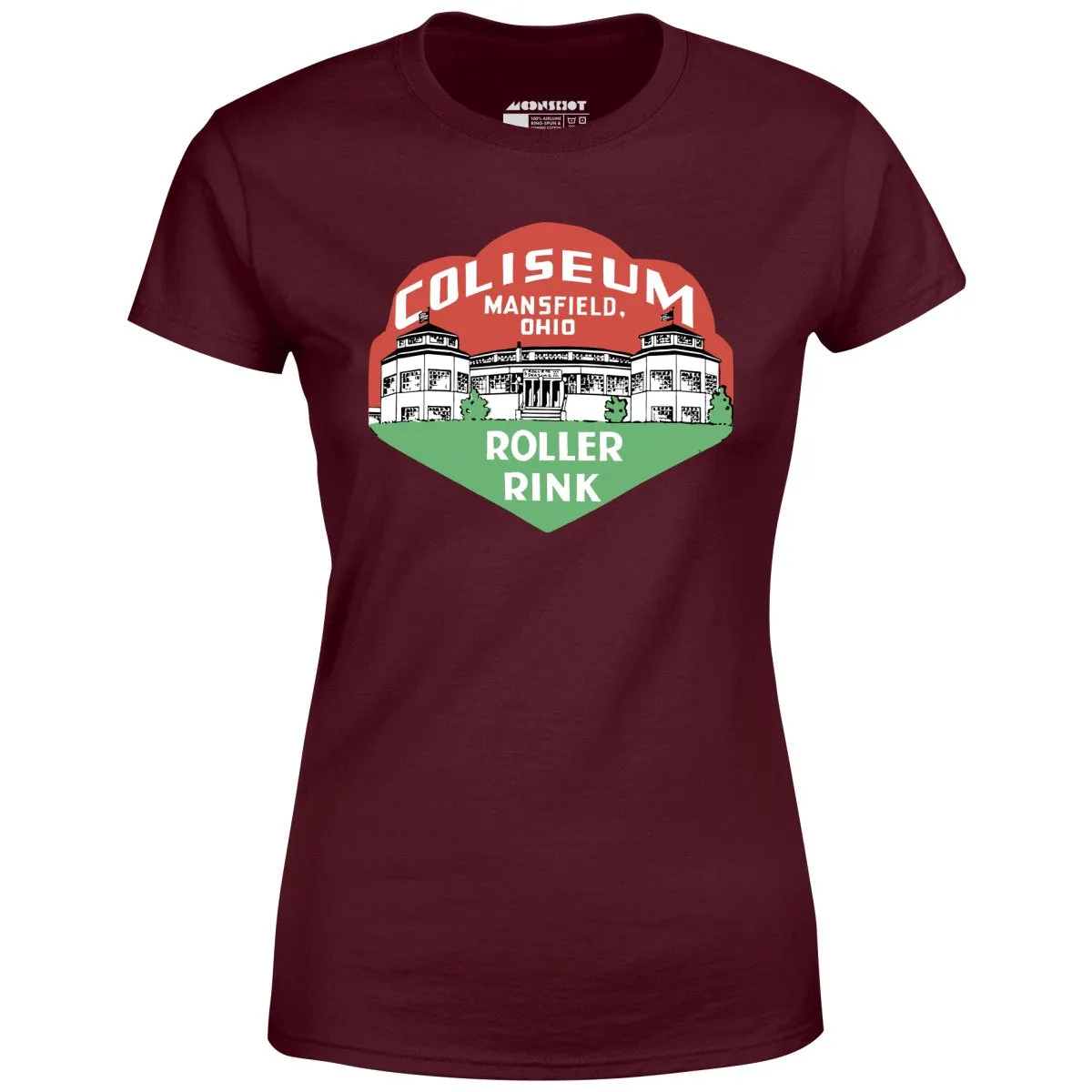 Coliseum - Mansfield, OH - Vintage Roller Rink - Women's T-Shirt