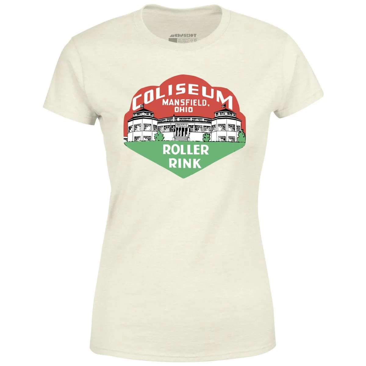 Coliseum - Mansfield, OH - Vintage Roller Rink - Women's T-Shirt