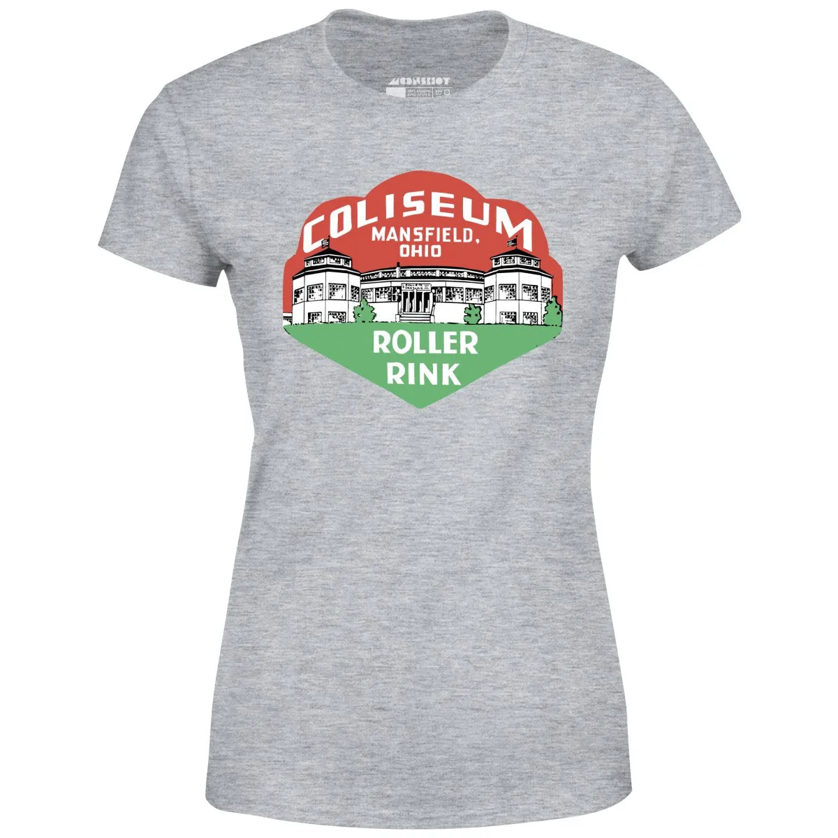 Coliseum - Mansfield, OH - Vintage Roller Rink - Women's T-Shirt