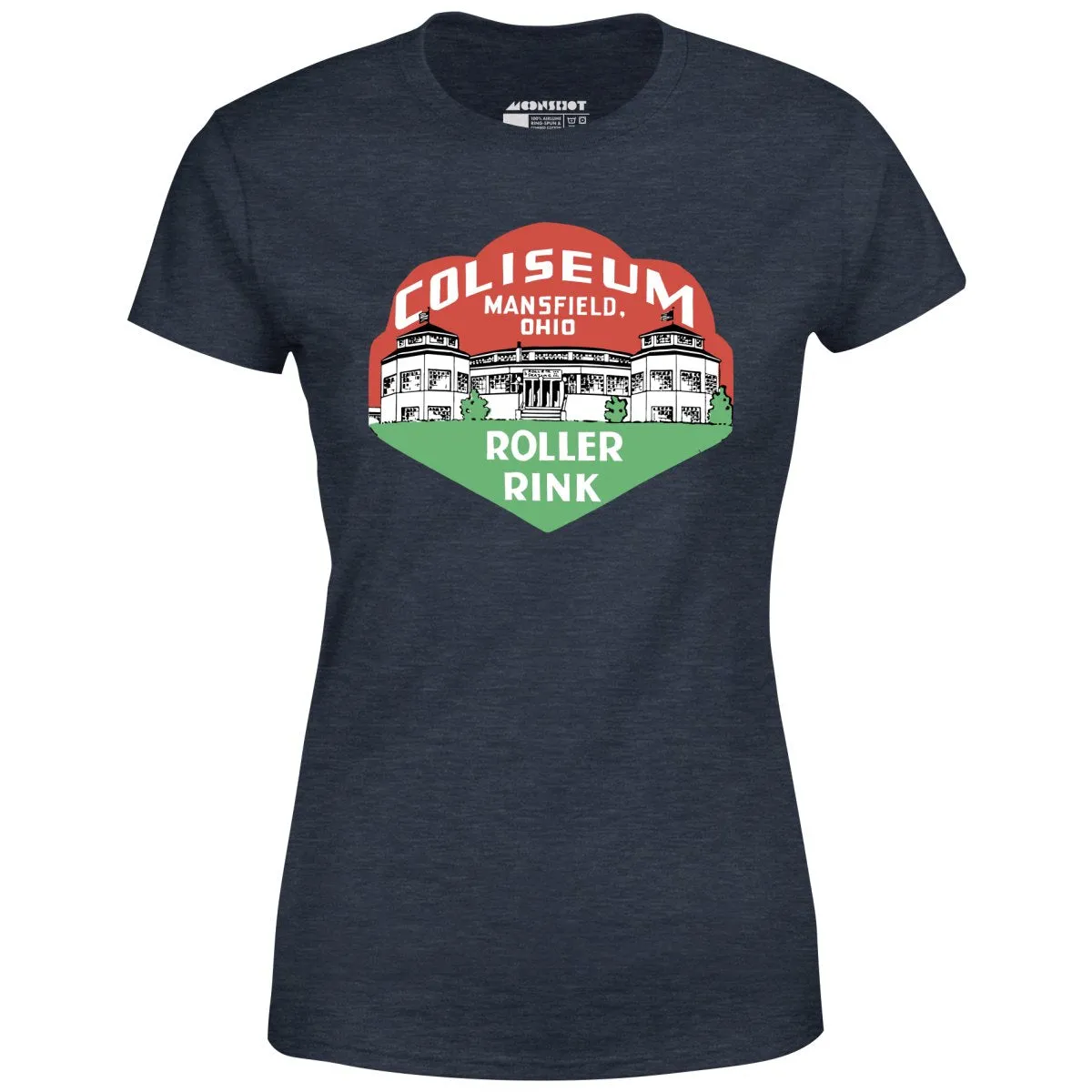 Coliseum - Mansfield, OH - Vintage Roller Rink - Women's T-Shirt