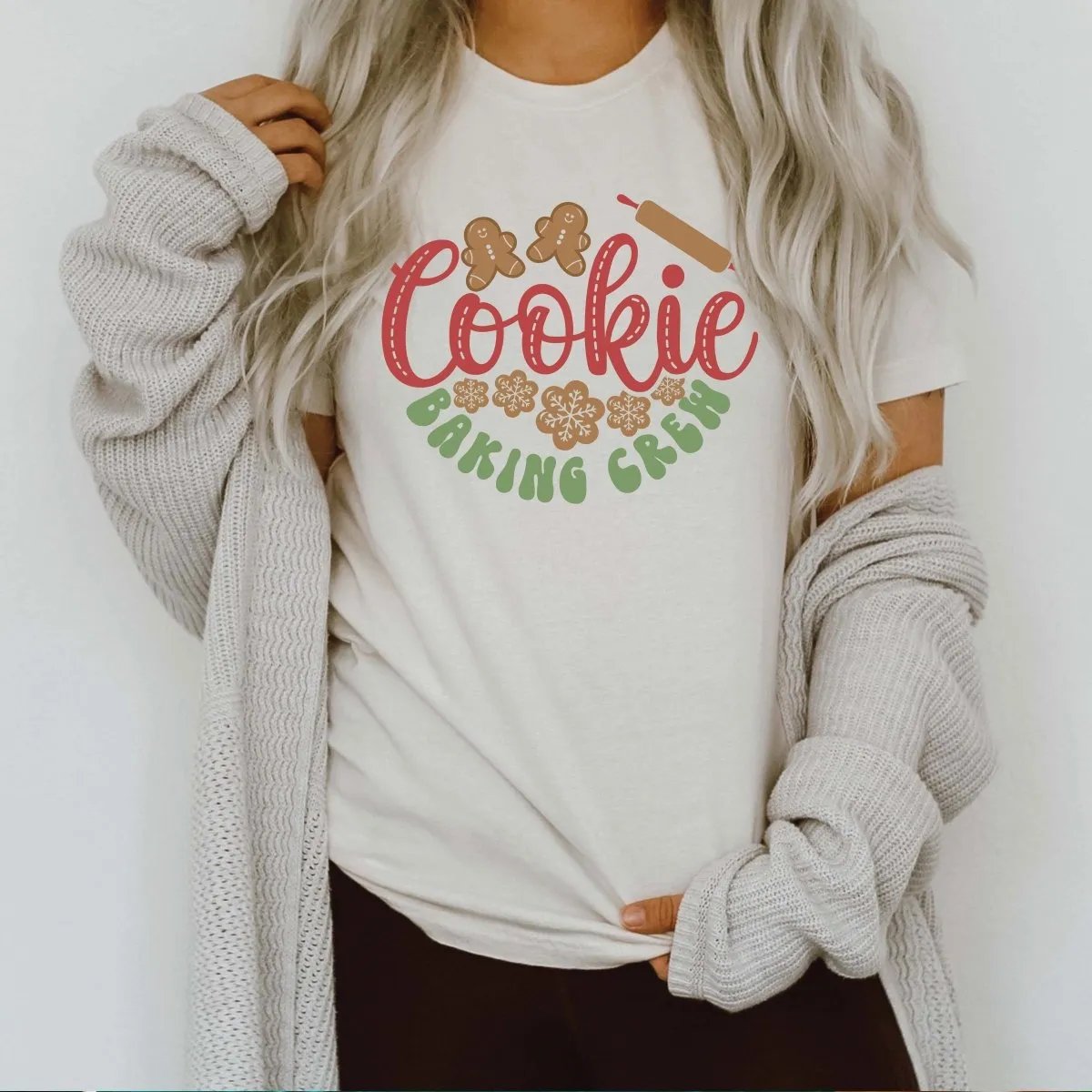 Cookie Baking Crew Bella Graphic Wholesale Tee