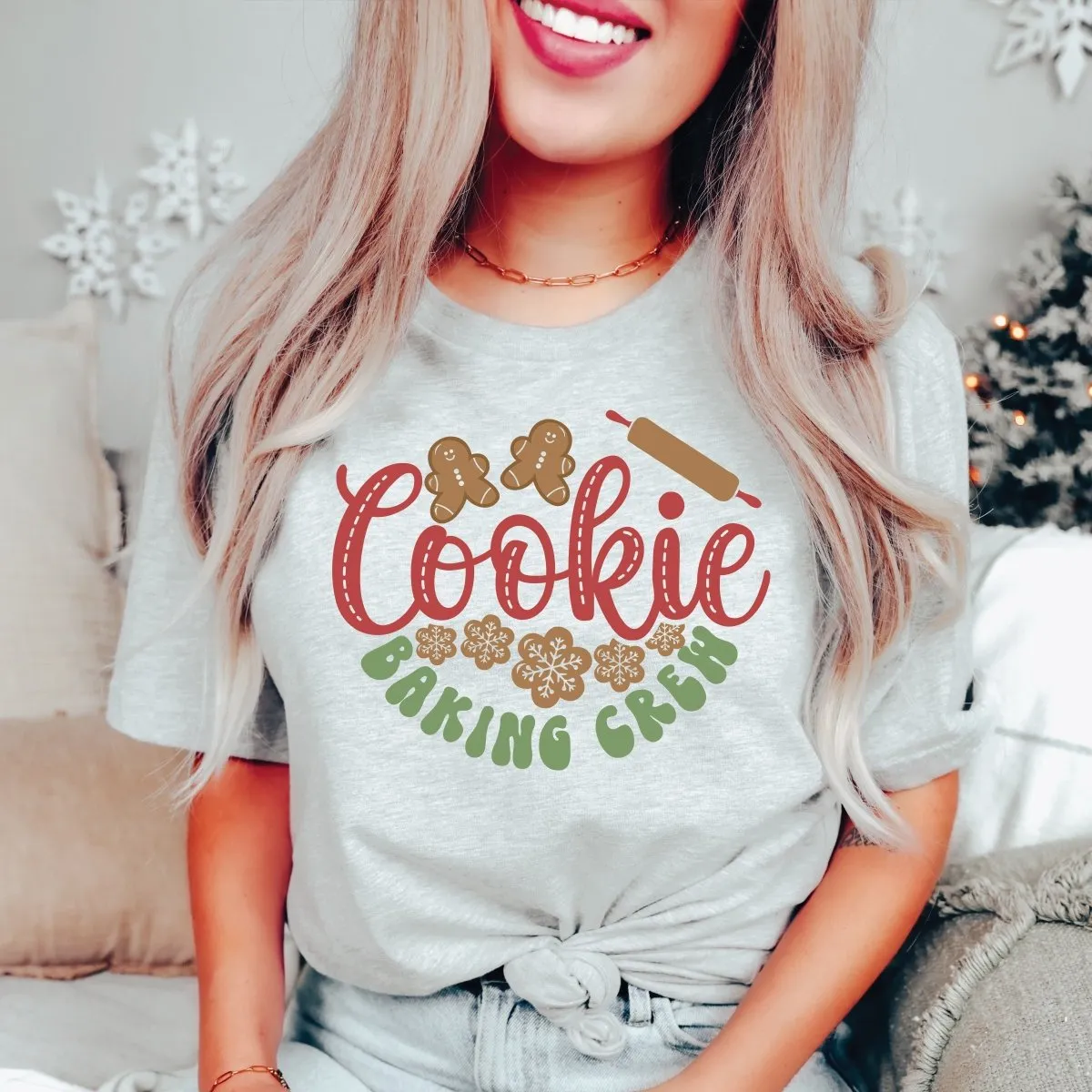 Cookie Baking Crew Bella Graphic Wholesale Tee