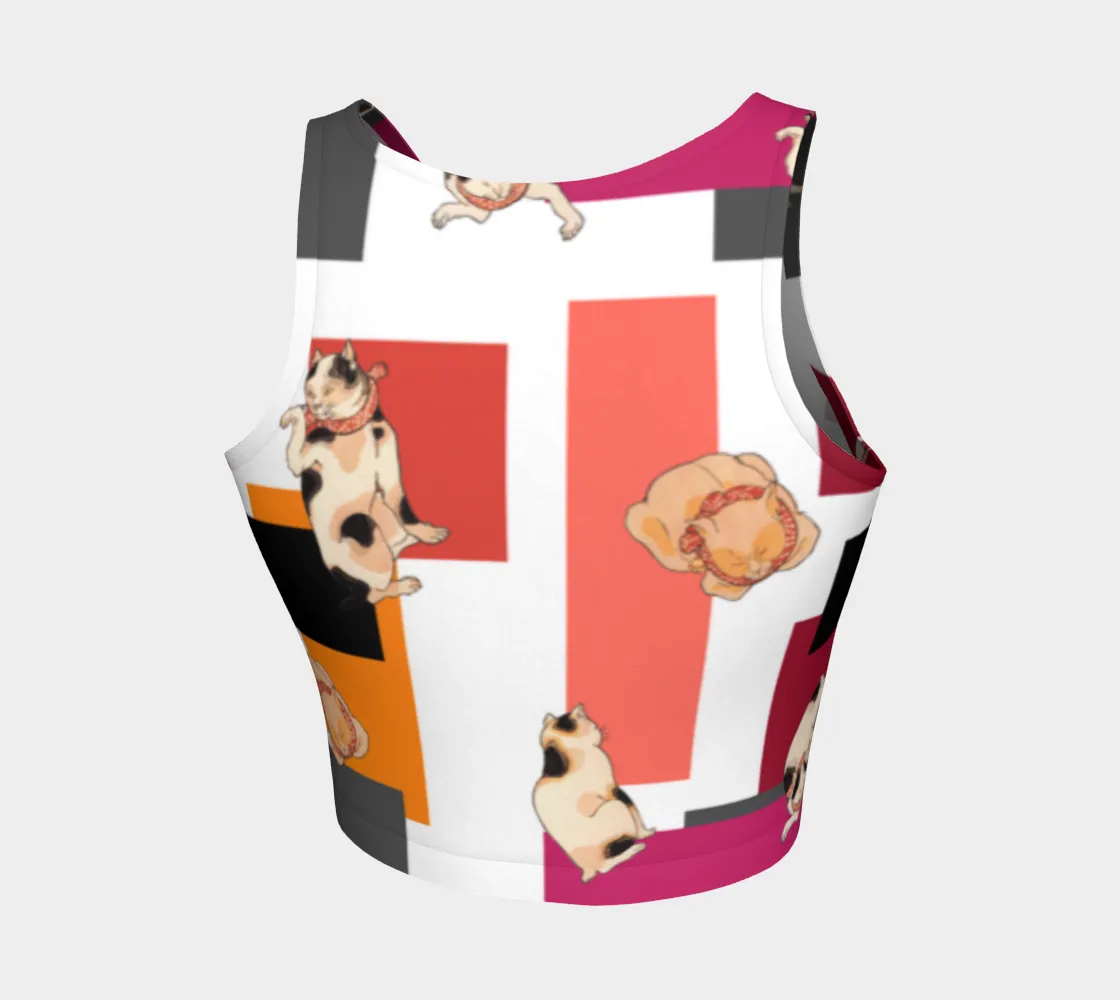 Cool Cat Athletic Crop Top