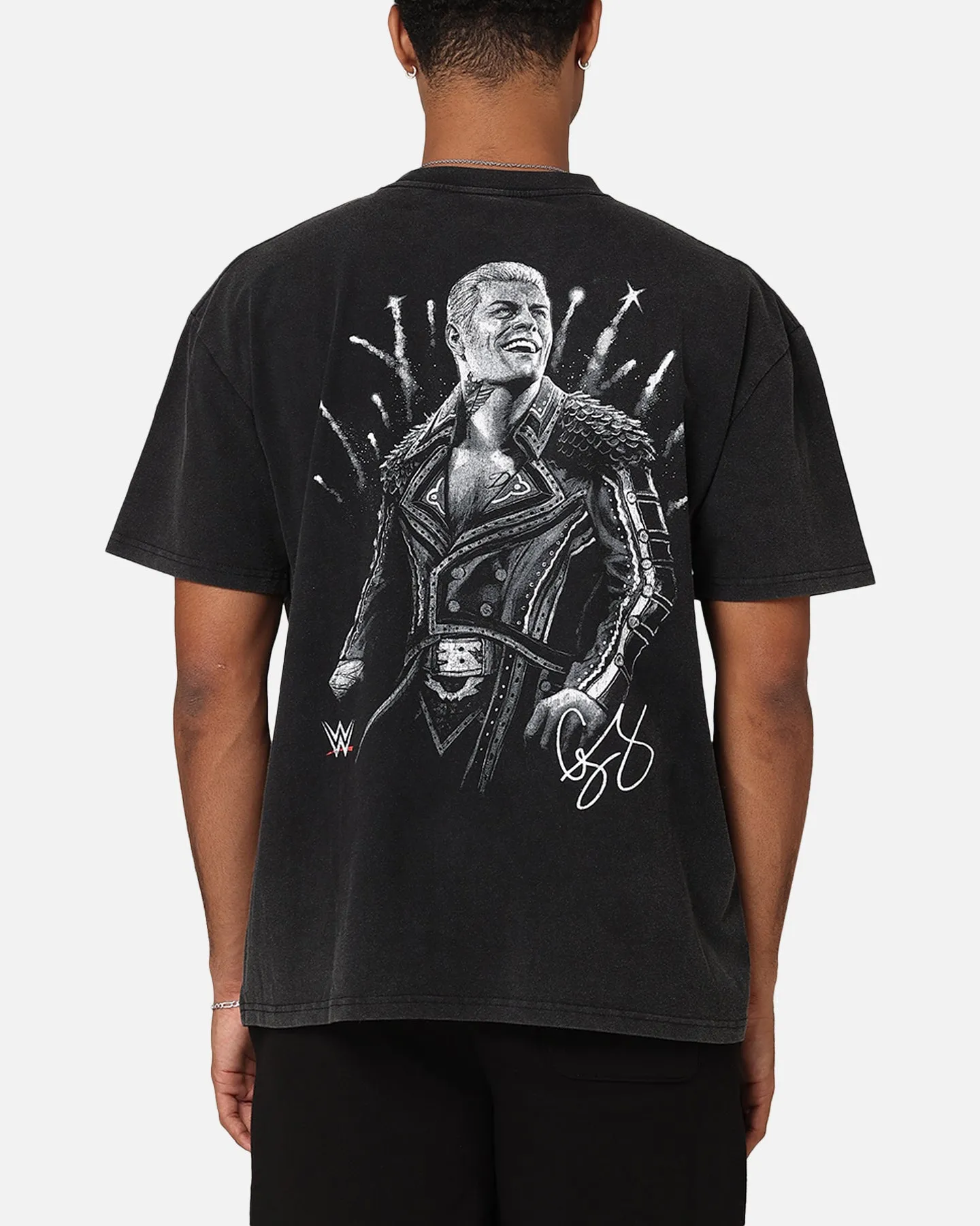 Culture Kings X WWE Cody Rhodes Heavy T-Shirt Vintage Black