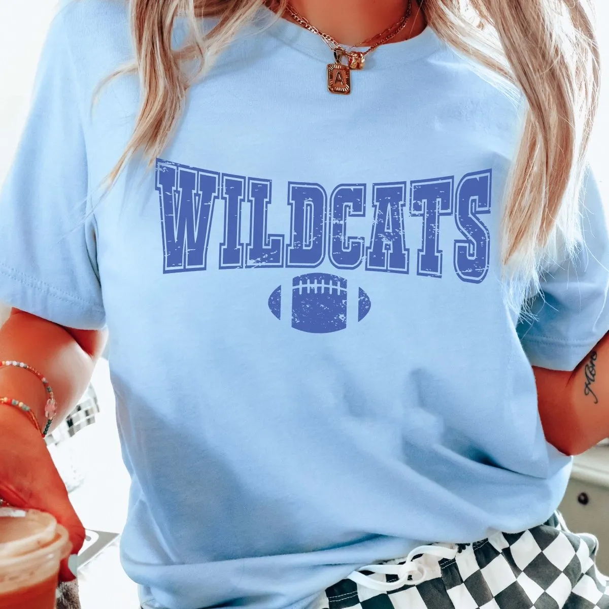 Custom Football Team Graphic Tee