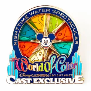 DCA Disney California Adventure Cast Exclusive World of Color Spinner Pin