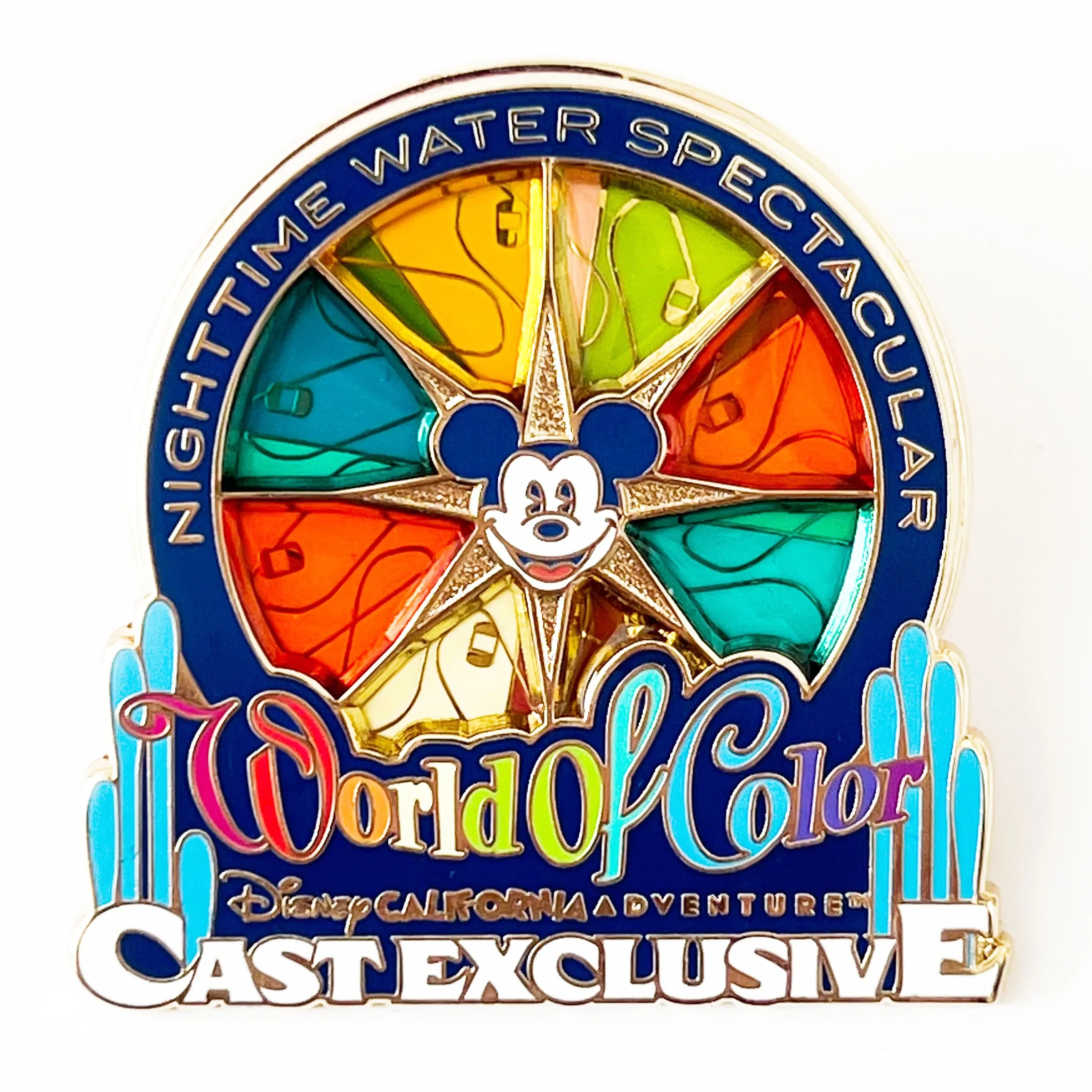 DCA Disney California Adventure Cast Exclusive World of Color Spinner Pin