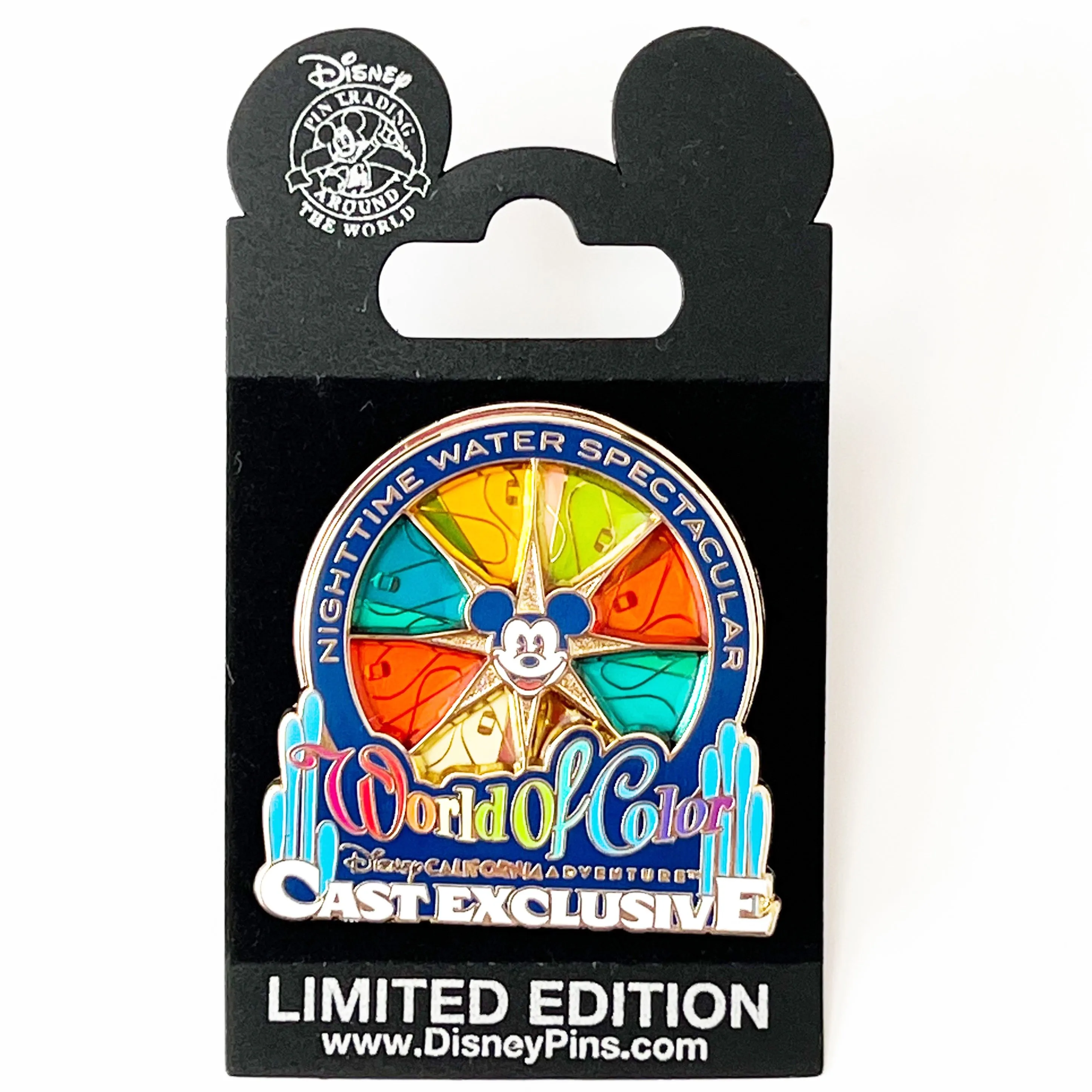 DCA Disney California Adventure Cast Exclusive World of Color Spinner Pin