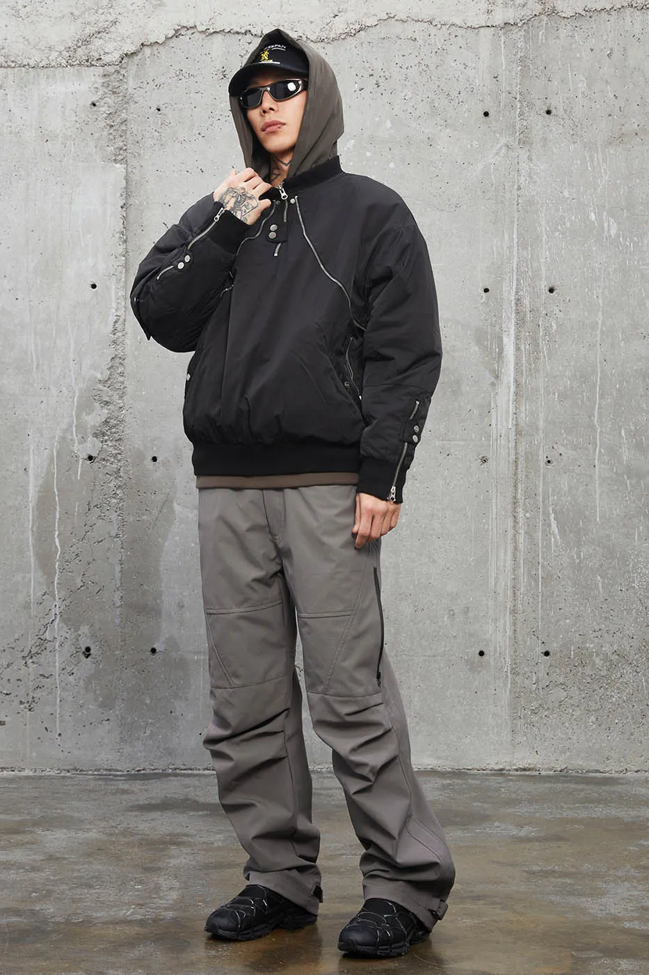 Deconstructed Technical Cargo Pants