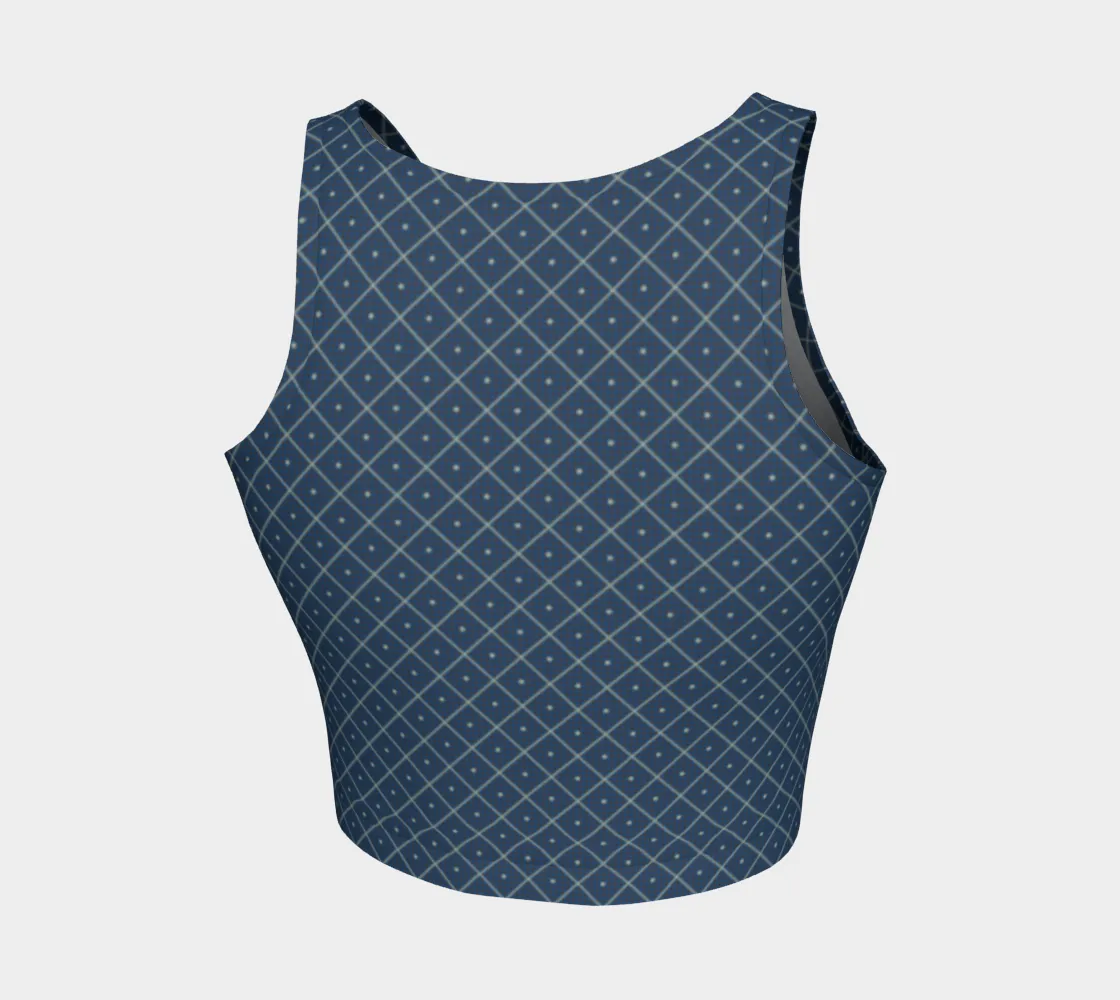 Diamond and Dot Athletic Crop Top