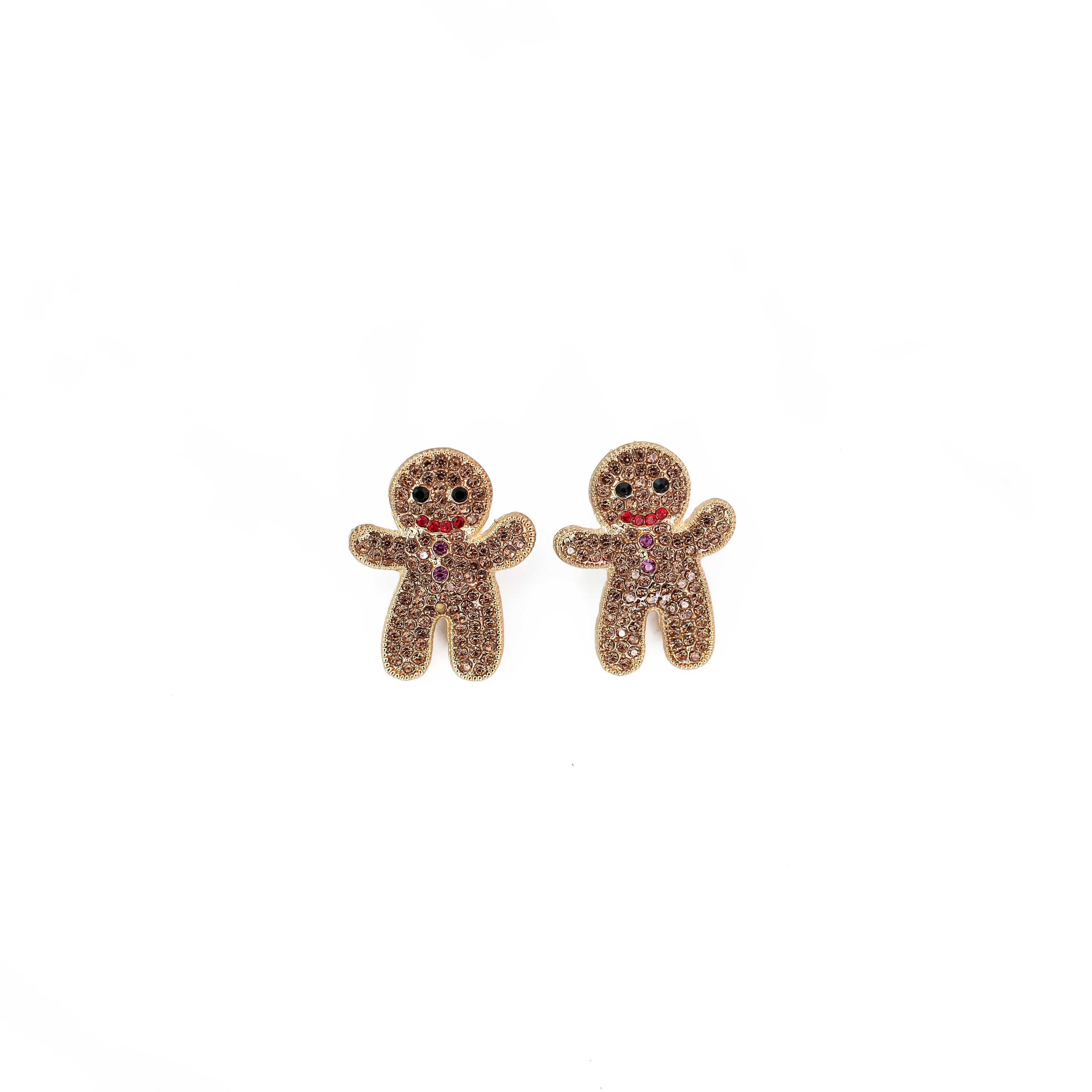 Embellished Gingerbread Earrings