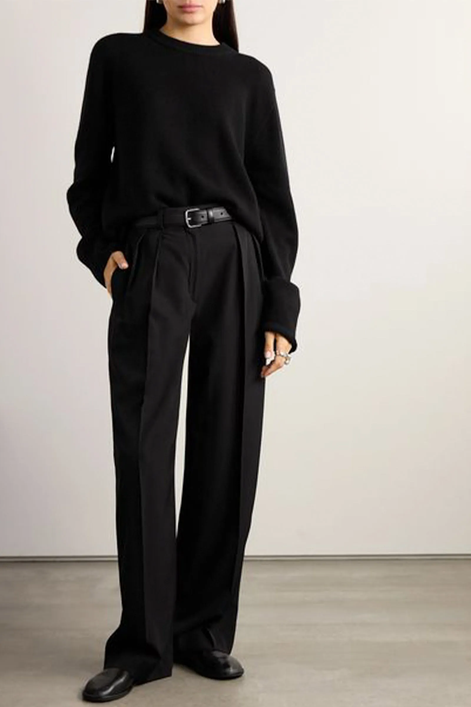 Essentials Igor Crepe Straight-Leg Pants