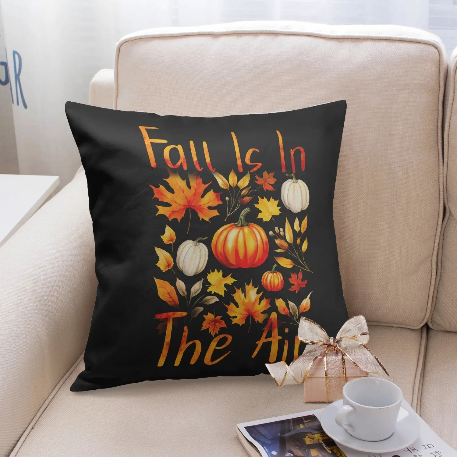 Fall Is in the Air 18" Pillow Cover