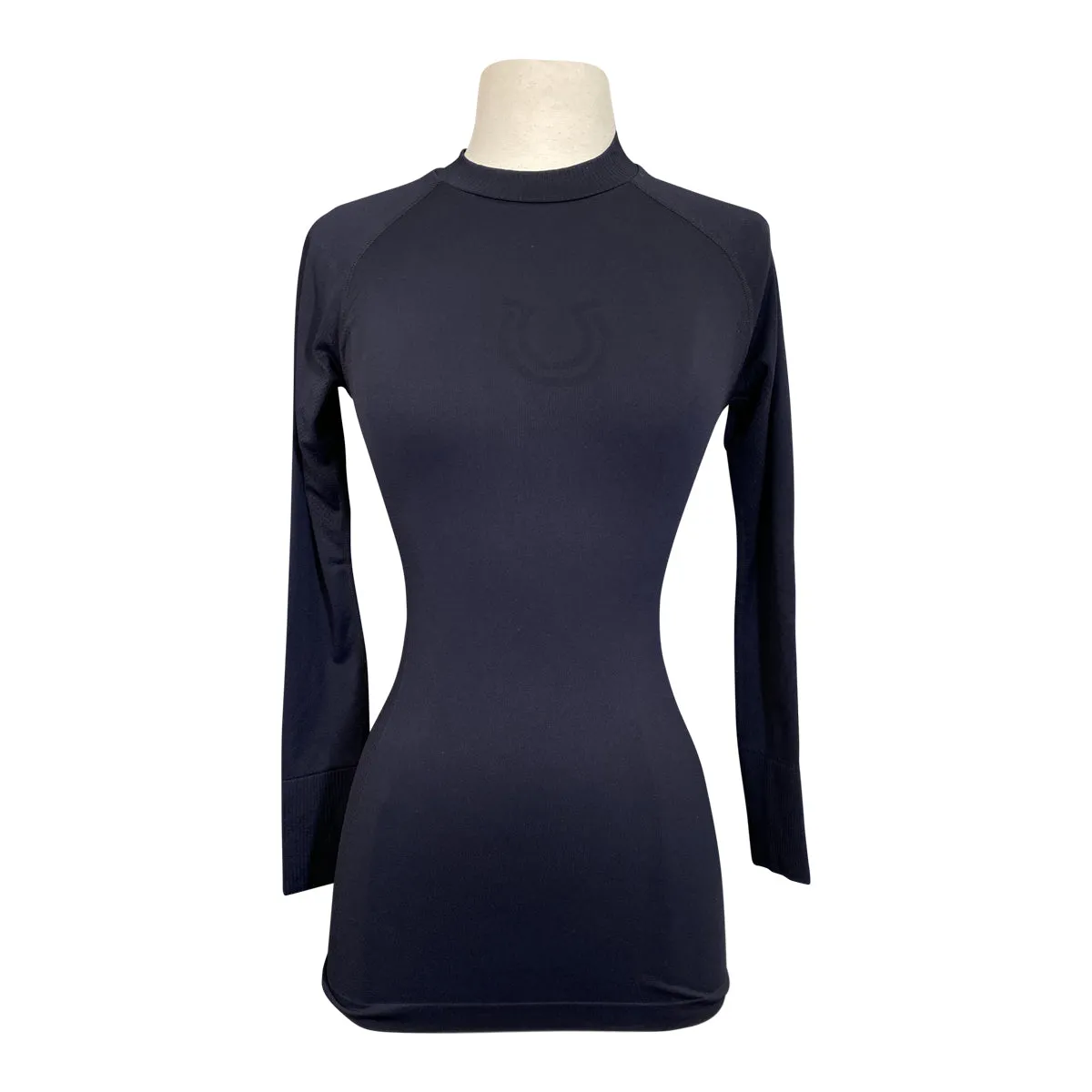 FitEq Long Sleeve Seamless Schooling Top in Midnight - Small